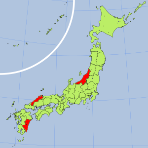 日本の砒素汚染マップ