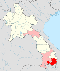 ラオスの砒素汚染地図